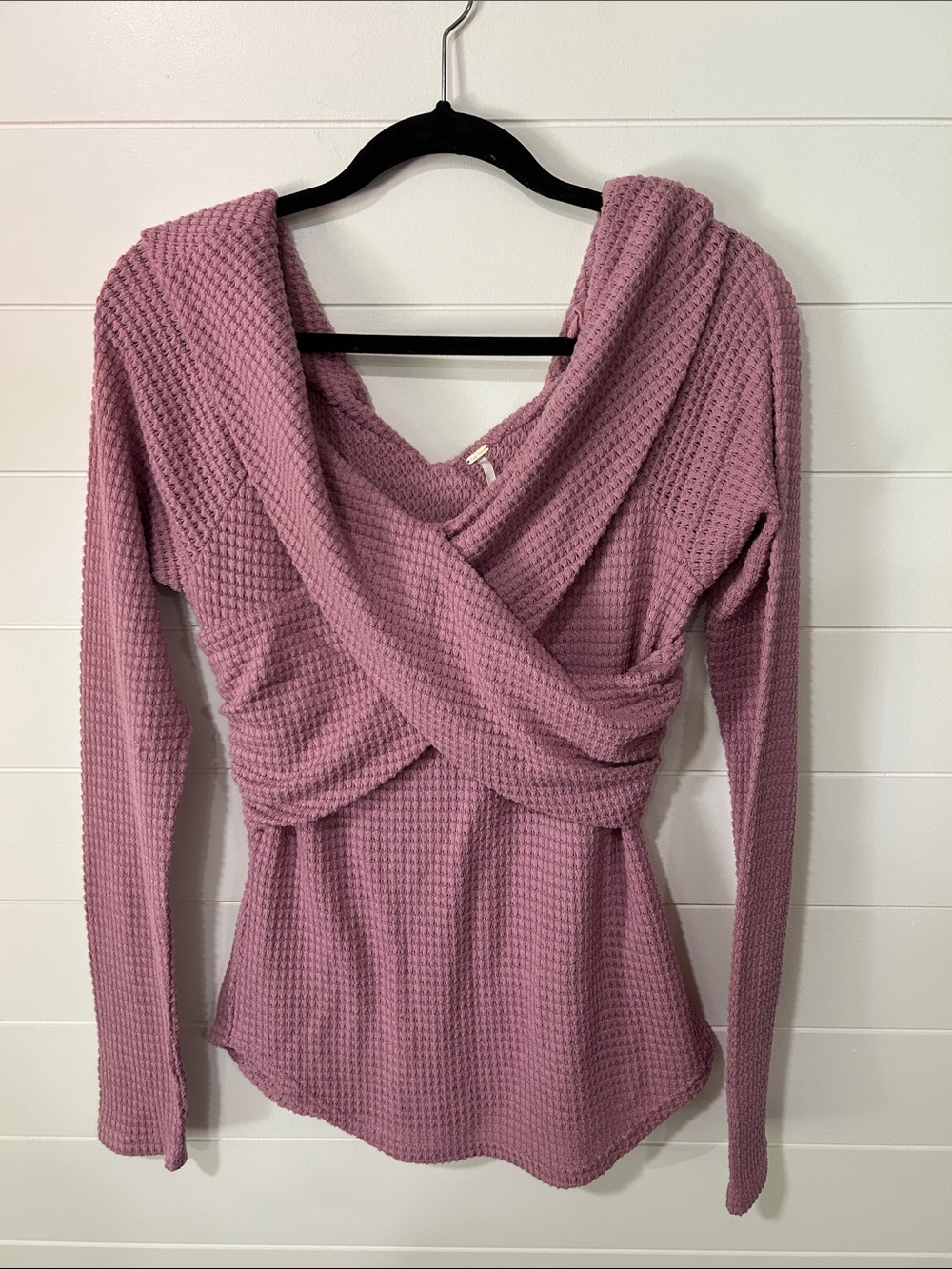 Free People Marley off the shoulder Mauve top